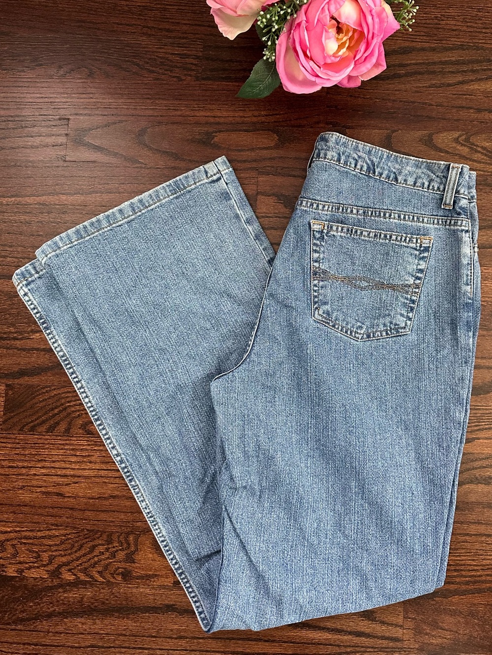 Ann Taylor Factory Store boot cut jeans, size 10